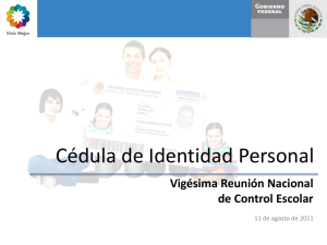 Cédula de Identidad Personal