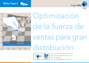 Optimización de la fuerza de ventas para gran