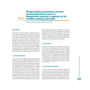 Plagiocefalia posicional: nuevas recomendaciones para el