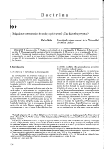 Obligaciones comunitarias de tutela y opción penal: ¿Una dialéctica