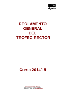reglamento general - Universidad de Murcia