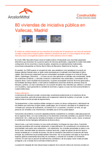 80 viviendas de iniciativa pública en Vallecas, Madrid