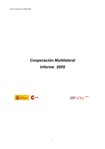 Informe de Cooperación Multilateral 2009