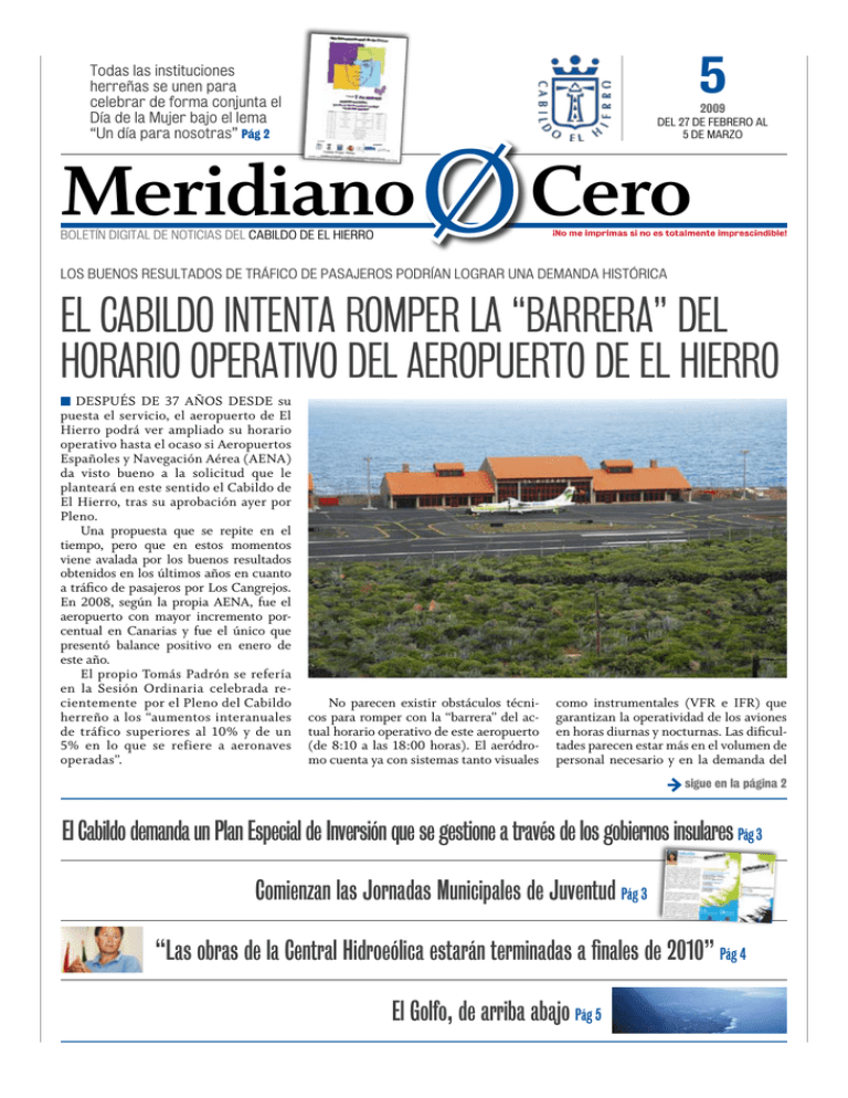 Meridiano Cero Cabildo De El Hierro