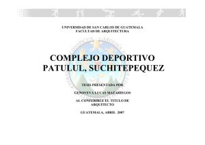 complejo deportivo patulul, suchitepequez - Biblioteca Central