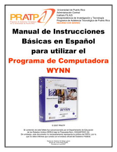 Wynn - Programa de Asistencia Tecnológica de Puerto Rico