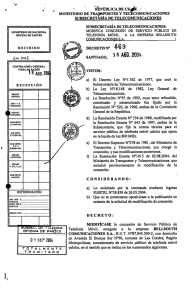 MINISTERIO DE TRA PORTES v TELECOMUNICACIONES