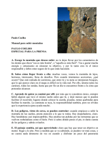 Paulo Coelho Manual para subir montañas PAULO COELHO