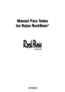 Manual Para Todos los Bajos RockBass®