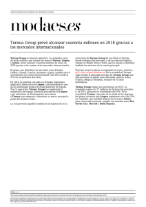 Ternua Group prevé alcanzar cuarenta millones en