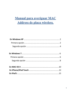 Manual para averiguar MAC Address de placa wireless.