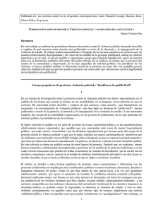 1 Publicado en La protesta social en la Argentina contemporánea