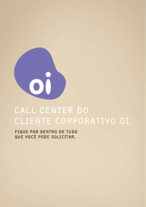 Call Center do cliente corporativo oi.