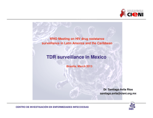 TDR surveillance in Mexico
