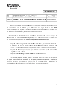Propuesta Circular Cambio Cervarix a dos dosis 2014 03 firmado