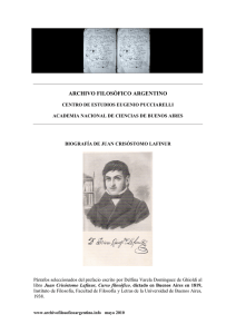 Biografía de Juan Crisóstomo Lafinur
