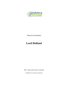 Lord Holland - Biblioteca Virtual Universal