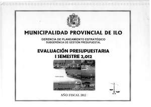 ! MUNICIPALIDAD PROVINCIAL DE ILO