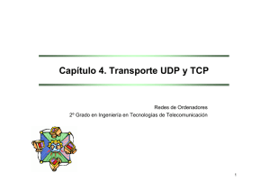 cap4-1 UDP - Área de Ingeniería Telemática