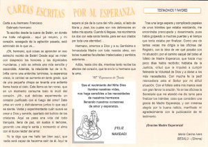 Carta_a su hermano Francisco Estimado hermano: