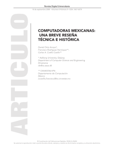 computadoras mexicanas - Revista Digital Universitaria
