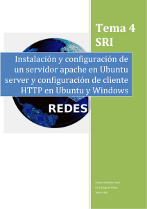 instalacion y configuracion de un servidor apache y clientes