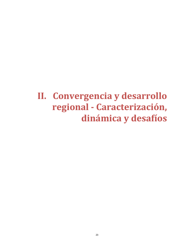 II Convergencia Y Desarrollo Regional