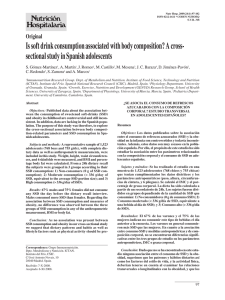 Is soft drink consumption associated with body composition? A cross