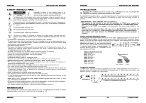 LD-BAR 12TC user manual - V1,0