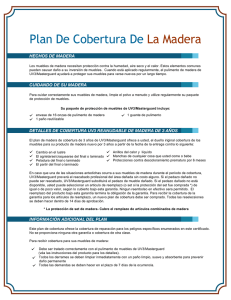 Plan De Cobertura De La Madera