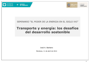 Transporte y energía - Universidad Nacional de Cuyo