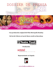 DOSSIER Bollywood The Show