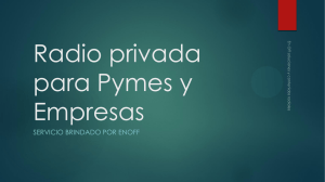 Radio privada para Pymes y Empresas