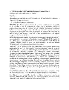 1. CS, 7.10.2014, Rol 11.299-2014 (Paralización proyecto el Morro