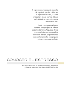 conocer el espresso