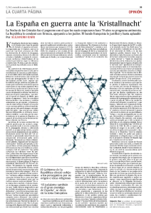 La España en guerra ante la `Kristallnacht`