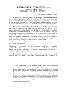 Arbitraje en Materia Sucesoria - González de Cossío Abogados, SC