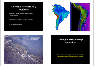 Geología estructural y tectónica