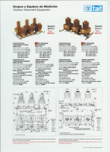 Grupos y Equipos de Medición Outdoor instrument Equipment