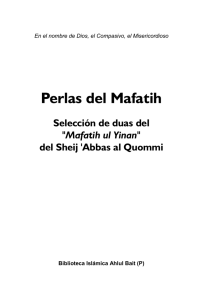 Perlas del Mafatih