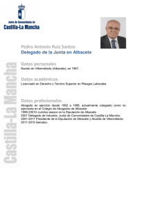 Pedro Antonio Ruiz Santos Datos personales Datos académicos