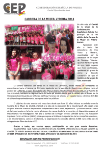 carrera de la mujer, vitoria 2014 - Confederación Española de Policía