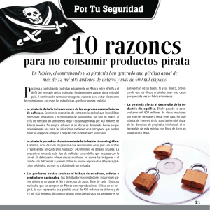para no consumir productos pirata