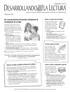 Page 1 Escuela primaria 0ctubre 2015 LALECTURA Maneras en