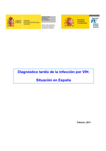 Diagnóstico tardío de la infección por VIH: Situación en España