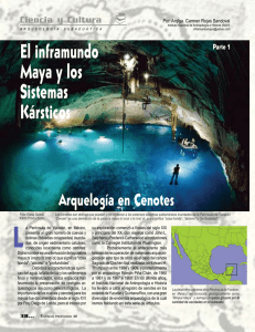 El inframundo maya y los sistemas kársticos, parte I. Arqueología de