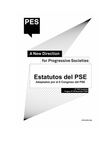 Estatutos del PSE