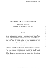 Voces procedentes del lejano oriente - Acceda