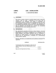 n·leg·3/00 libro: leg. legislación - Normativa para la Infraestructura