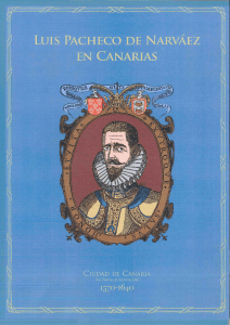 Luis Pacheco de Narváez en Canarias